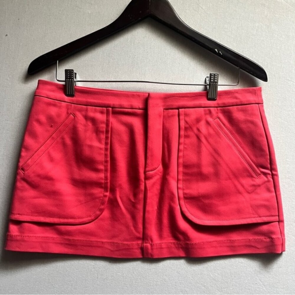 NWT Ports 1961 coral color mini skirt Sz 6